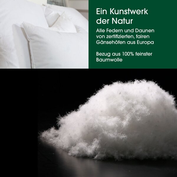 HANSKRUCHEN Daunendecke PREMIUM DE LUXE Medium 135x200 cm