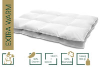 HANSKRUCHEN Winterdecke Extra Warm 4 x 6 Karos 135 x 200 cm