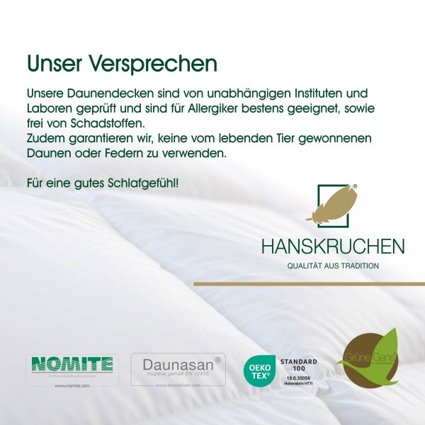 HANSKRUCHEN® Sommerdecke PLUS 135 x 200 cm