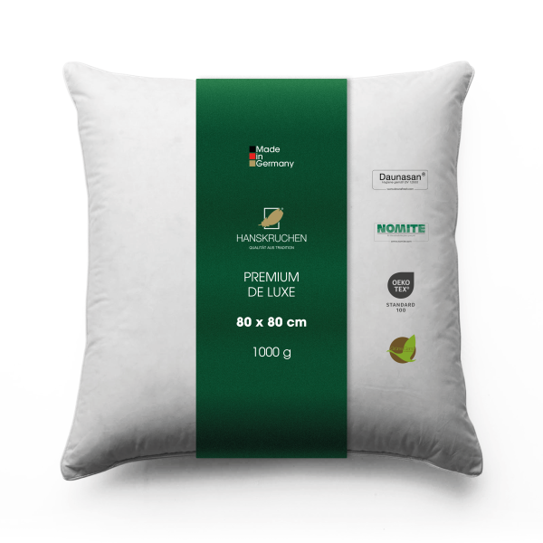 HANSKRUCHEN Daunenkissen Premium de Luxe