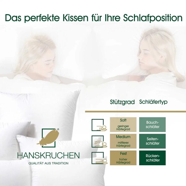 HANSKRUCHEN Kopfkissen Nordlicht Winter-Edition 80x80 cm