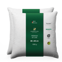 HANSKRUCHEN Daunenkissen Premium de Luxe 80×80 cm...