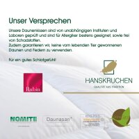 HANSKRUCHEN® Rubin 3- Chamber Pillow 40 x 80 cm