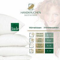 HANSKRUCHEN Daunendecke Jade